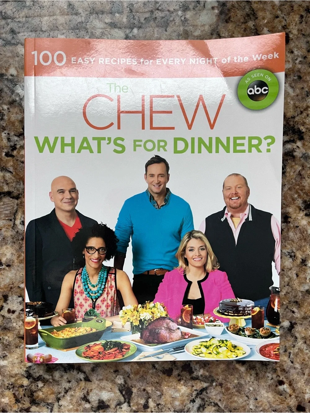 The Chew What's for Dinner? Cookbook - White & Orange Cover